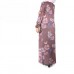 Платье "Шакира" трикотаж ангора с цветами (осень-зима)
