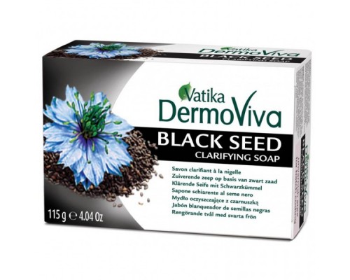 Мыло Vatika DermoViva - Black Seed (С тмином, утончающий) 115гр