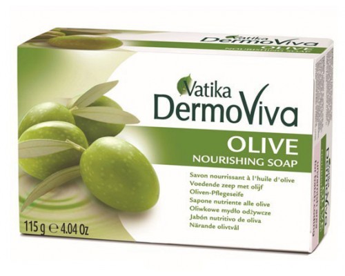 Мыло Vatika DermoViva - Olive (Оливка, питательное) 115гр