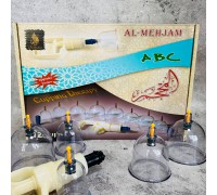 Комплект банок Al-Mehjam для хиджамы и вакуумных процедур - 12 штук и вакуум-насос