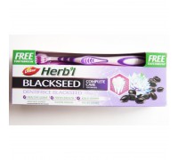 Зубная паста Dabur Herb'l Black Seed с черным тмином, 150 г. + зубная щетка